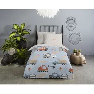 Good Morning Ledikant  dekbedovertrek Mack - katoen - 100x135 + 40x60 cm