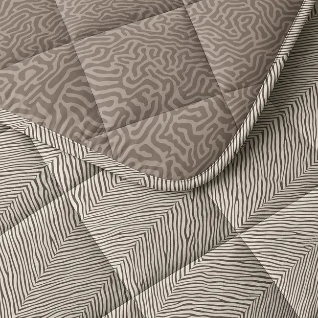 Lazy dekbed zonder overtrek Solitude incl. kussensloop - Taupe