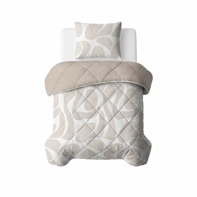 Lazy dekbed zonder overtrek Drifty incl. kussensloop - zand