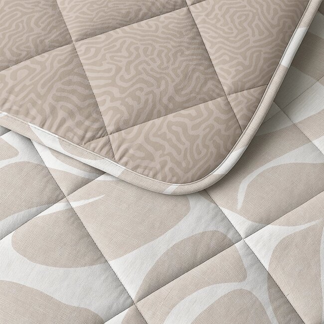 Lazy dekbed zonder overtrek Drifty incl. kussensloop - zand