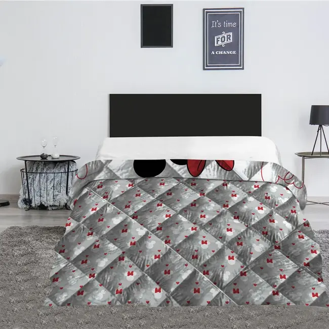 Dekbed zonder overtrek Mickey & Minnie - lits-Jumeaux (240x220 cm)