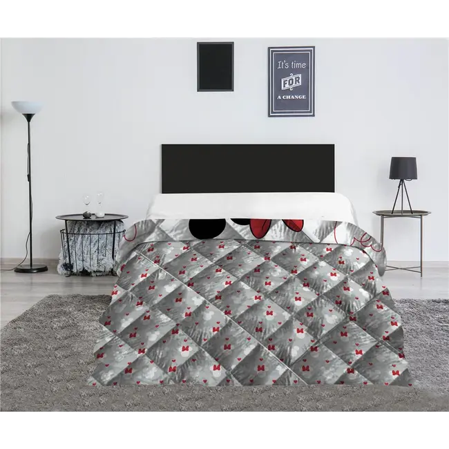 Dekbed zonder overtrek Mickey & Minnie - lits-Jumeaux (240x220 cm)