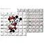 Dekbed zonder overtrek Mickey & Minnie - lits-Jumeaux (240x220 cm)