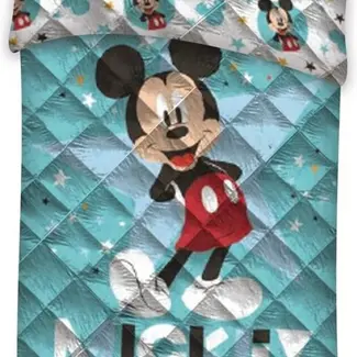 Mickey Mouse Kinderdekbed zonder overtrek Mickey Mouse - Happy - 1-persoons (140x200 cm)
