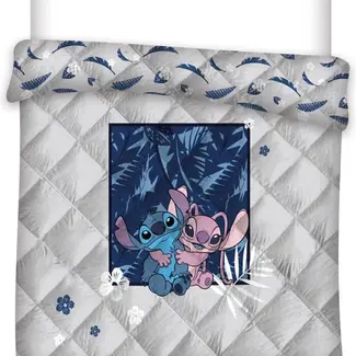 Lilo & Stitch Dekbed zonder overtrek Lilo & Stitch bladeren - 240x220 cm