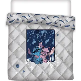 Lilo & Stitch Dekbed zonder overtrek Lilo & Stitch bladeren - 240x220 cm