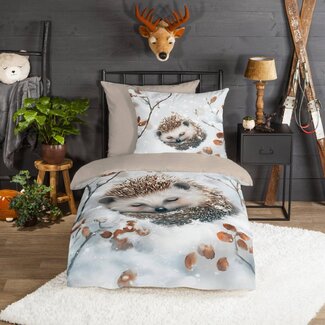 Good Morning Flanel kinderdekbedovertrek Jussi - eenpersoons