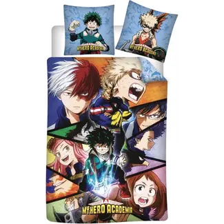 My Hero Academia dekbedovertrek - microvezel - 1-persoons (140x200 + 65x65 cm)