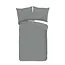 Ledikant dekbedovertrek streep - grijs - katoensatijn