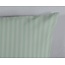 Peuterbed dekbedovertrek streep - zachtgroen - katoesatijn - 120x150 x 60x70 cm