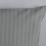 Peuterbed dekbedovertrek streep - grijs - katoesatijn - 120x150 x 60x70 cm