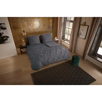 Pure Microvezel dekbedovertrek elegance - antraciet