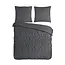 Microvezel dekbedovertrek elegance - antraciet