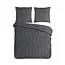 Microvezel dekbedovertrek elegance - antraciet