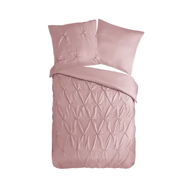 Microvezel dekbedovertrek elegance - roze