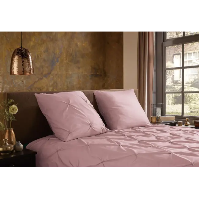 Microvezel dekbedovertrek elegance - roze