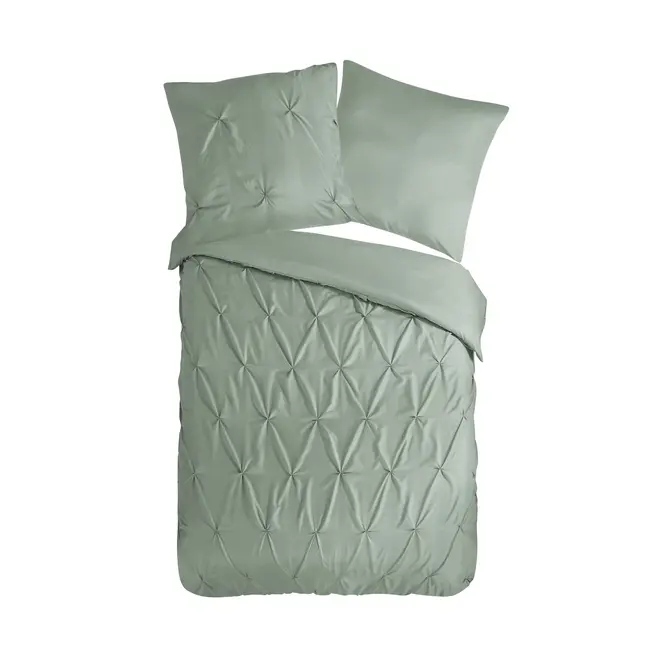 Microvezel dekbedovertrek elegance - zachtgroen
