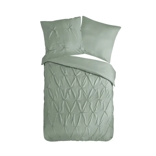 Microvezel dekbedovertrek elegance - zachtgroen