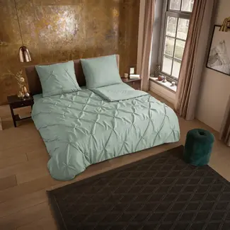 Pure Microvezel dekbedovertrek elegance - zachtgroen