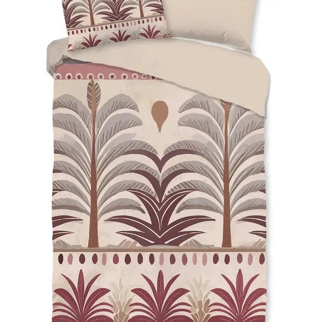 Dekbedovertrek Cabana - palmboom - katoen