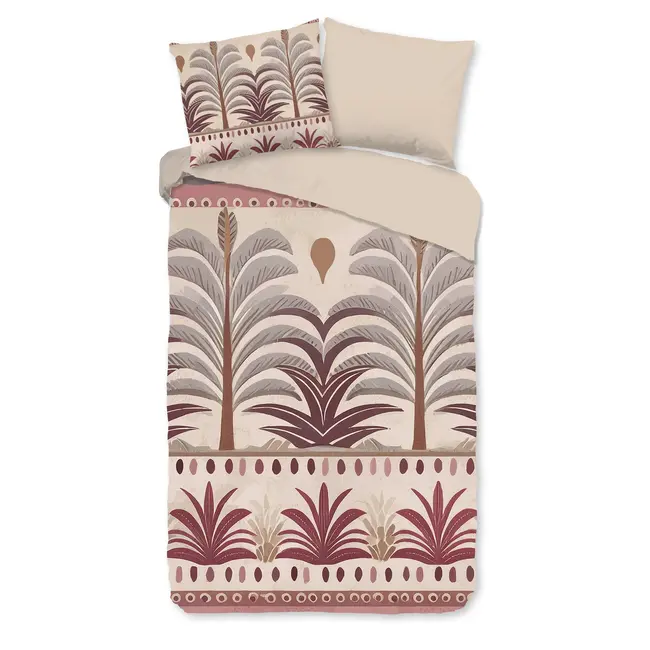 Katoen dekbedovertrek Cabana - palmboom