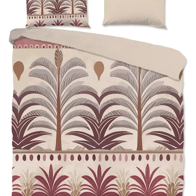 Dekbedovertrek Cabana - palmboom - katoen