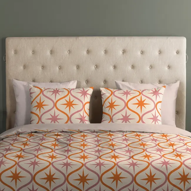 Katoen dekbedovertrek Eleanor - retro