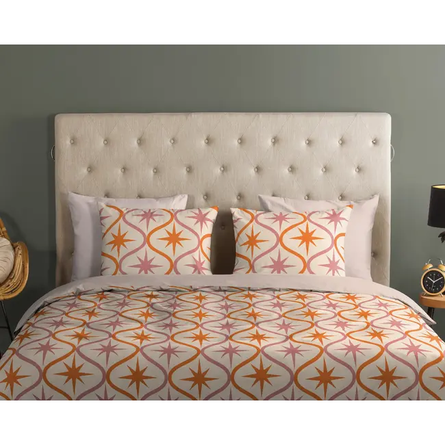 Katoen dekbedovertrek Eleanor - retro