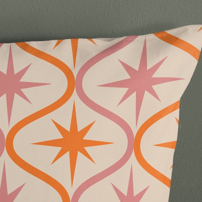 Katoen dekbedovertrek Eleanor - retro