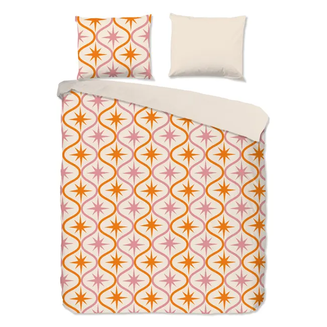 Katoen dekbedovertrek Eleanor - retro