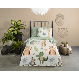 Good Morning Kinderdekbedovertrek Sabah - katoen - eenpersoons - 140x220 + 60x70 cm