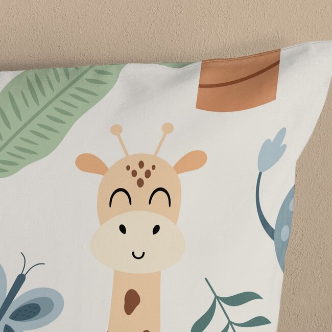 Kinderdekbedovertrek Sabah - katoen - eenpersoons - 140x220 + 60x70 cm