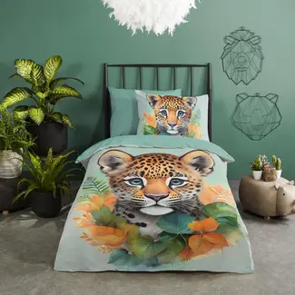 Good Morning Kinderdekbedovertrek Lodewijk - katoen - eenpersoons - 140x220 + 60x70 cm