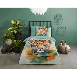 Good Morning Kinderdekbedovertrek Lodewijk - katoen - eenpersoons - 140x220 + 60x70 cm