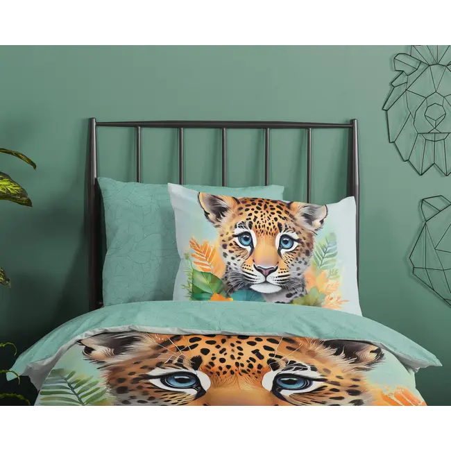 Kinderdekbedovertrek Lodewijk - katoen - eenpersoons - 140x220 + 60x70 cm