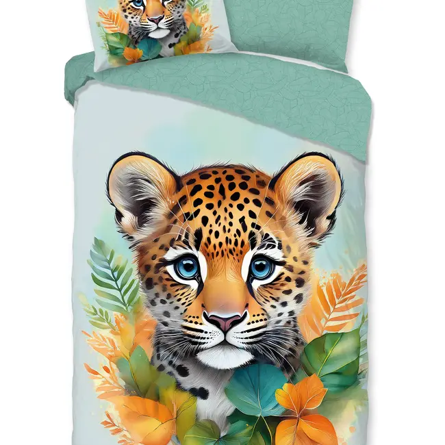 Kinderdekbedovertrek Lodewijk - katoen - eenpersoons - 140x220 + 60x70 cm