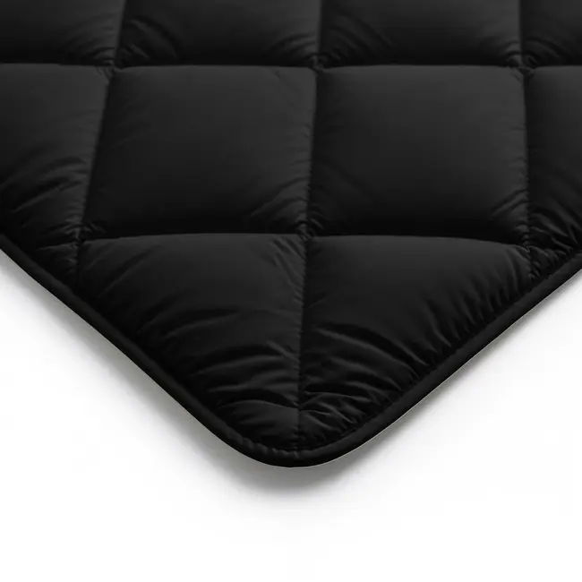 Lazy dekbed zonder overtrek incl. kussensloop Diamond  - zwart