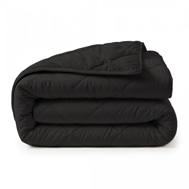 Lazy dekbed zonder overtrek incl. kussensloop Diamond  - zwart