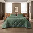 Lazy dekbed zonder overtrek incl. kussensloop Diamond  - groen