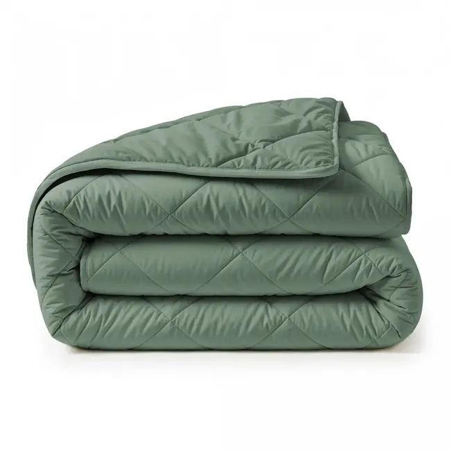 Lazy dekbed zonder overtrek incl. kussensloop Diamond  - groen