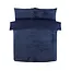 Teddy fleece dekbedovertrek met cashmere - Diamond - navy