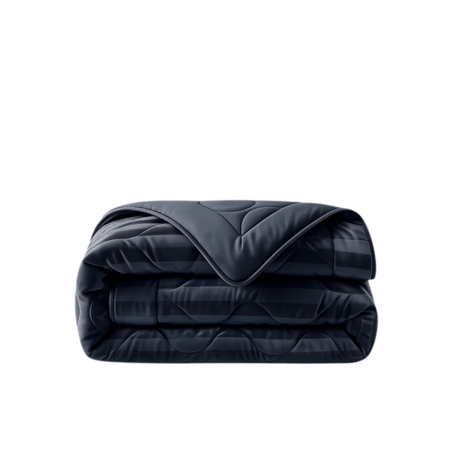 Lazy dekbed zonder overtrek Hotel Velvet - exclusief kussensloop - Navy