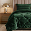 Sleeptime Lazy dekbed zonder overtrek Hotel Velvet - exclusief kussensloop - Donkergroen