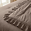 Lazy dekbed zonder overtrek Ruffles - exclusief kussensloop - Taupe