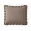 Lazy kussensloop Ruffles - Taupe - 2 stuks 60x70 cm