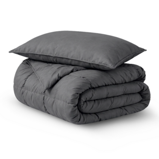 .Decoware® Dekbed zonder overtrek Decoware - inclusief kussensloop - Antraciet