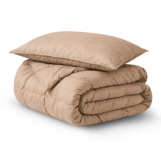 .Decoware® Dekbed zonder overtrek Decoware - inclusief kussensloop - Taupe