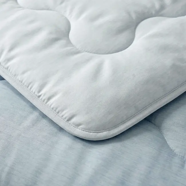 Verkoelend zomerdekbed zonder overtrek Blue Cell - inclusief kussensloop - Blauw