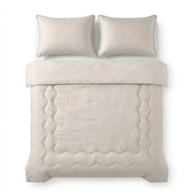 Verkoelend zomerdekbed zonder overtrek Blue Cell - inclusief kussensloop - Taupe