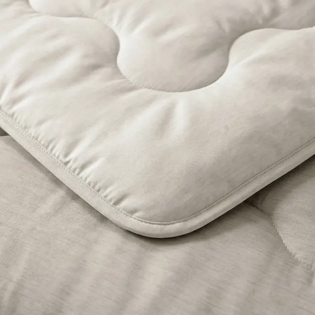 Verkoelend zomerdekbed zonder overtrek Blue Cell - inclusief kussensloop - Taupe